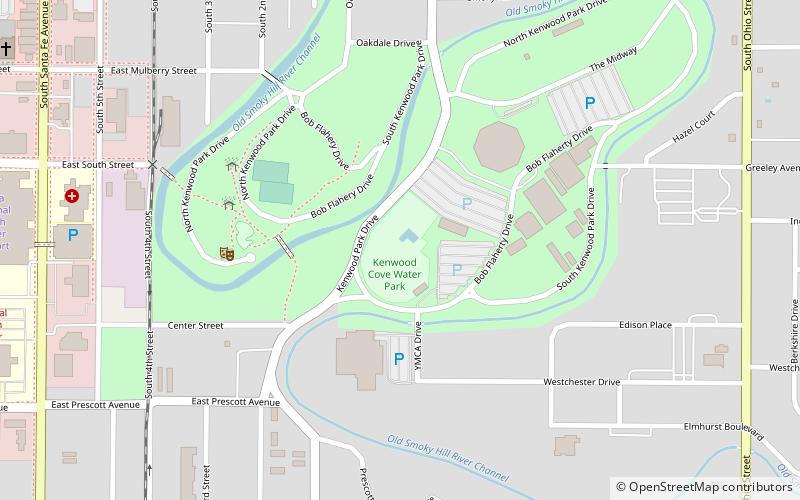 Kenwood Cove Aquatic Park - City of Salina location map