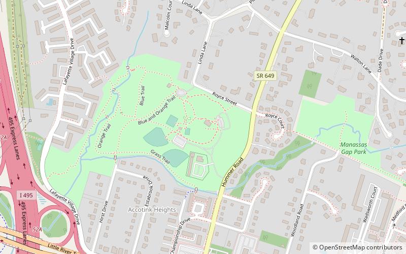 Friends of Hidden Oaks Nature Center location map