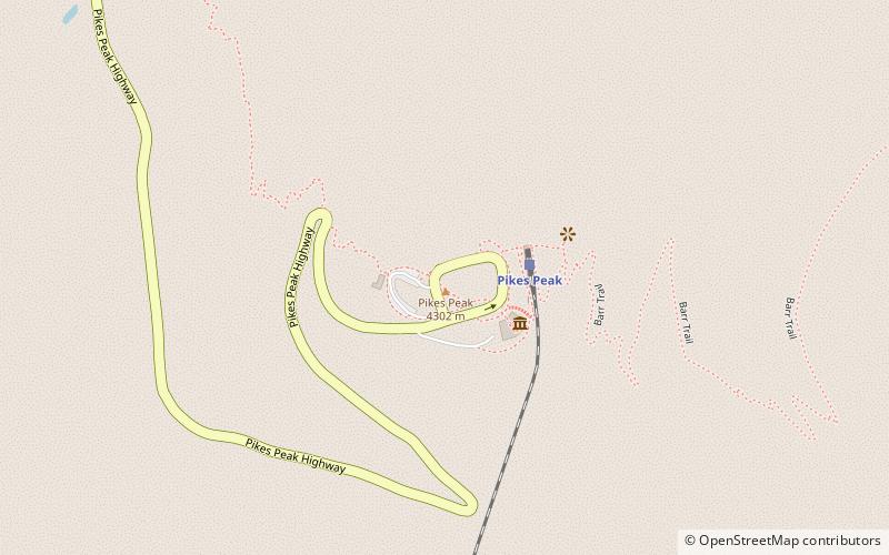 pikes peak country foret nationale de pike location map