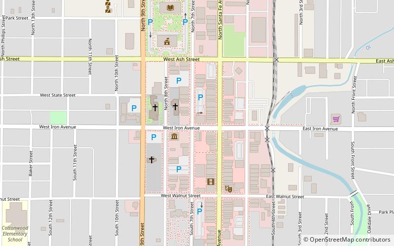 Salina Stockade location map