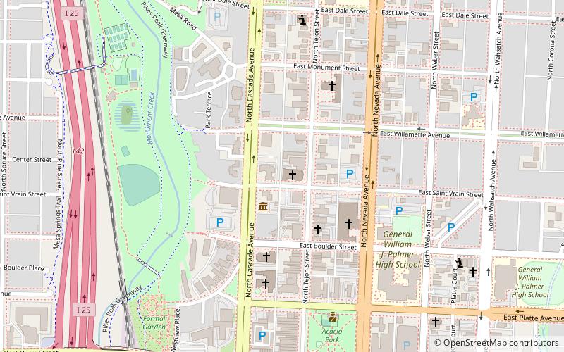 First Congregational Church location map