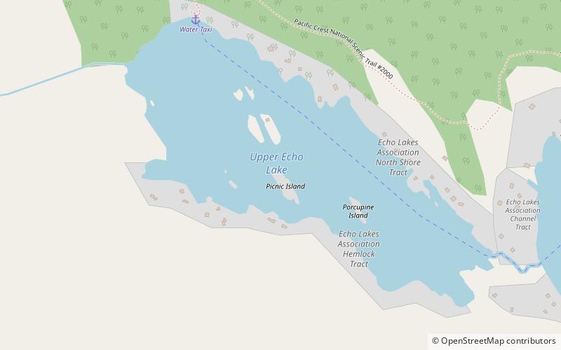 Echo Lake location map