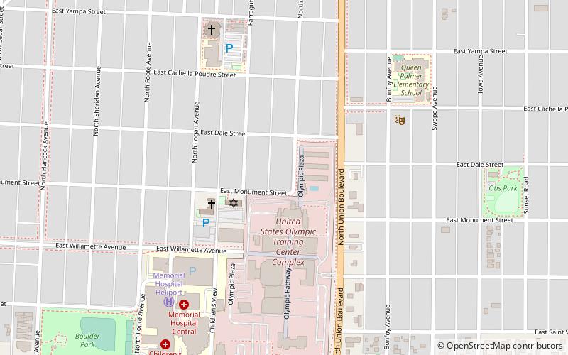 Olympic Plaza location map