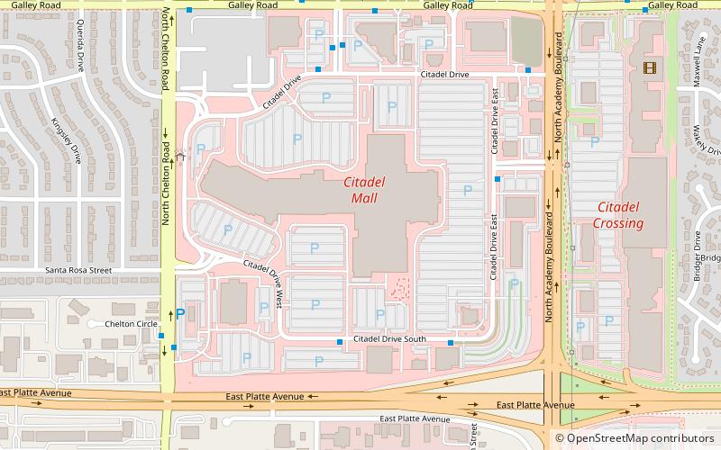 citadel mall colorado springs location map