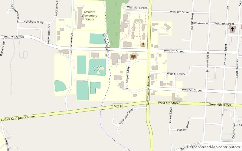 Westminster College Gymnasium location map