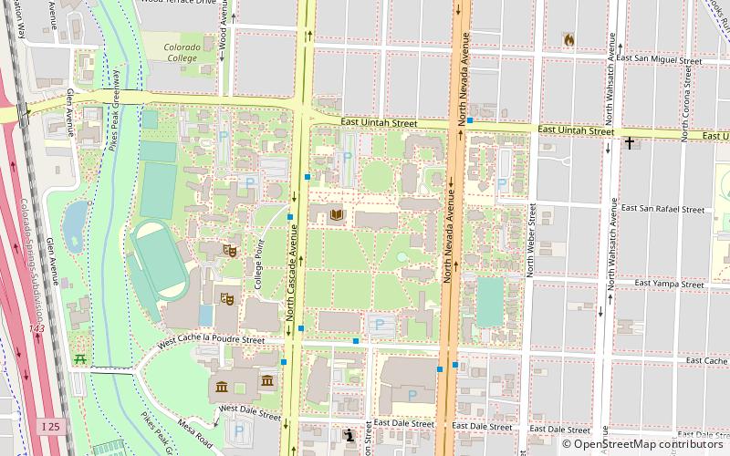 Palmer Hall location map