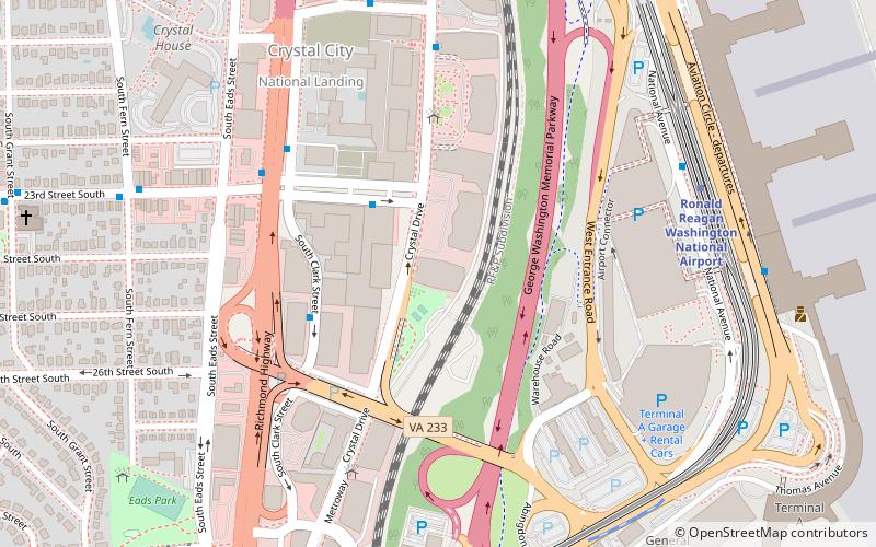 Crystal City location map