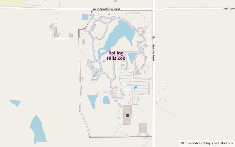 Rolling Hills Zoo location map