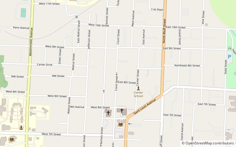 Court Street Historic Residential District location map