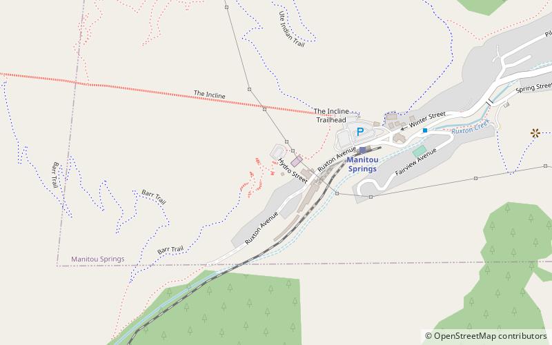Barr Trail location map
