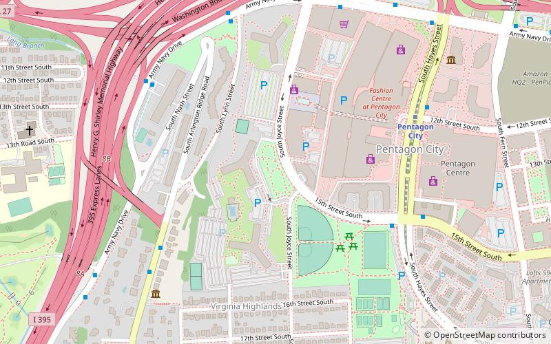 grace murray hopper park arlington location map