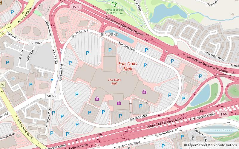 Fair Oaks Mall location map