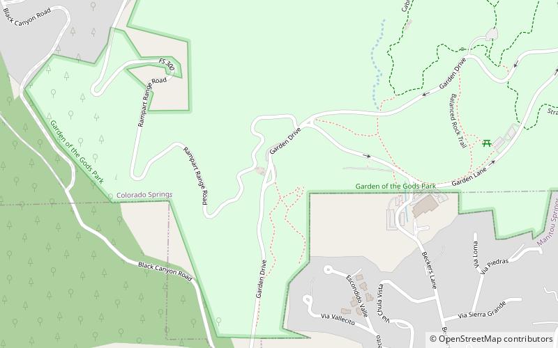 Piedra caballera location map