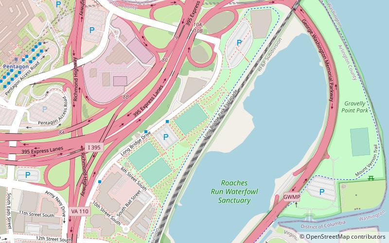 Long Bridge Park location map