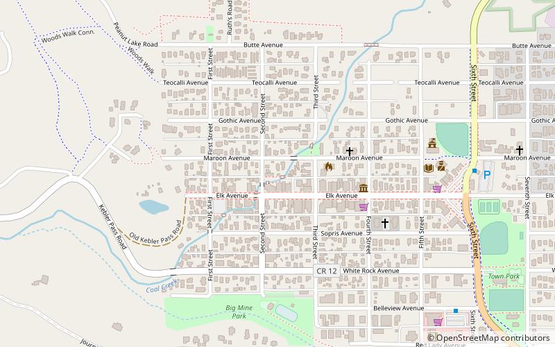 crested butte old rock library location map