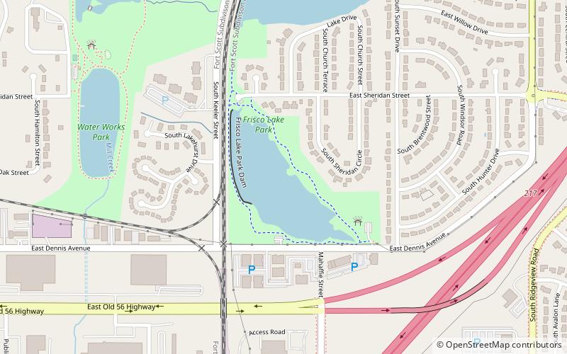 frisco lake park olathe location map