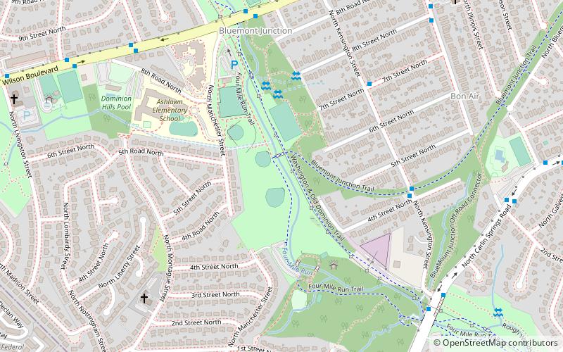 reevesland hrabstwo arlington location map