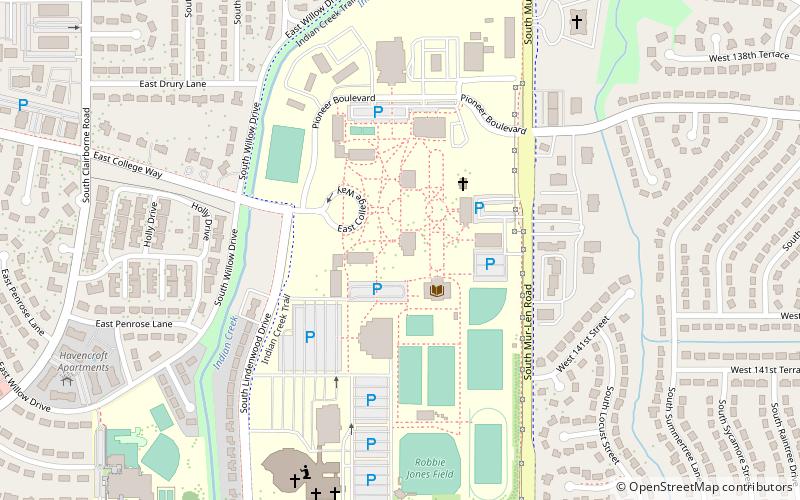 MidAmerica Nazarene University location map