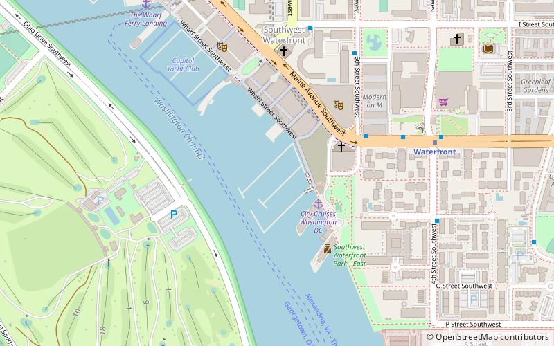 USS Sequoia location map