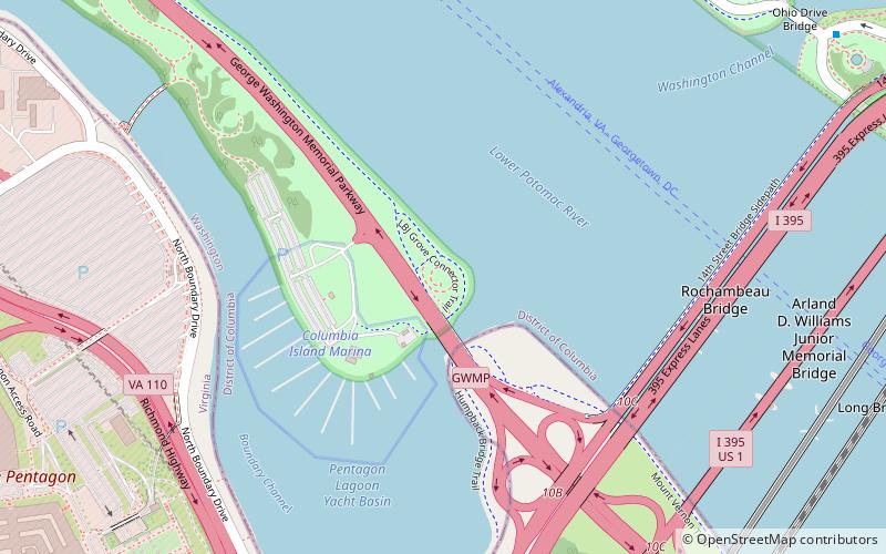 Navy – Merchant Marine Memorial location map