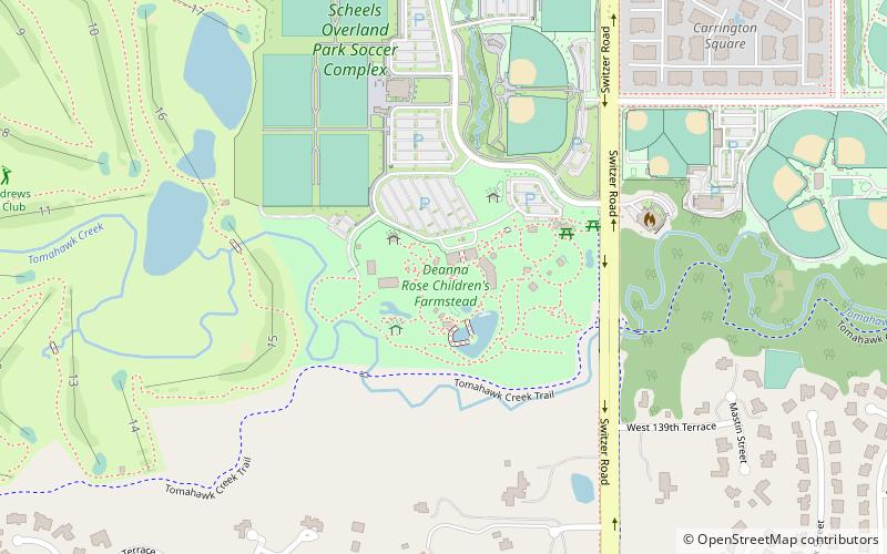 Deanna Rose Children's Farmstead location map