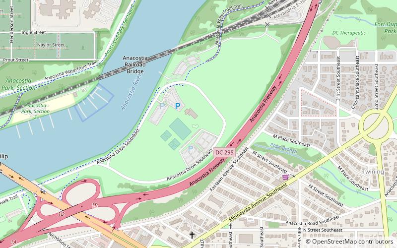 Anacostia Park location map