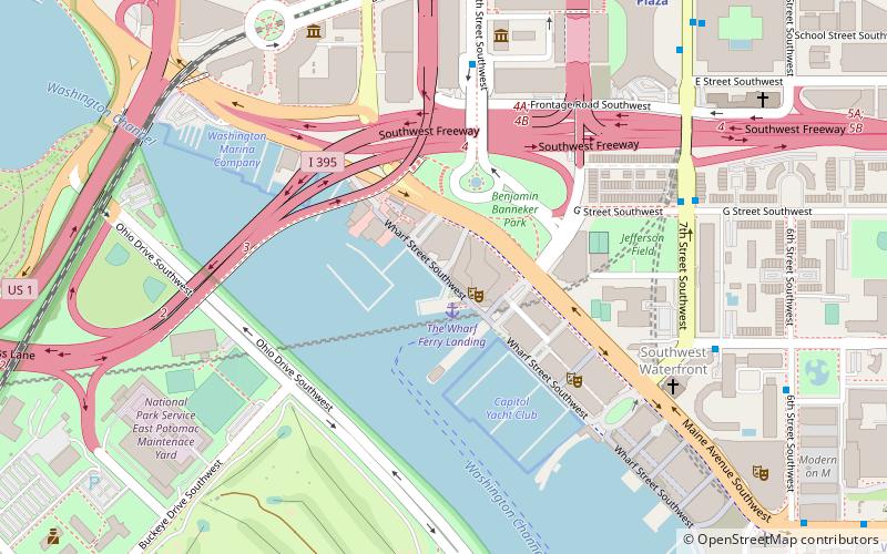 the wharf washington location map