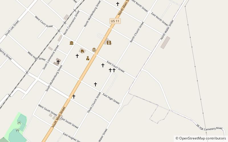 Woodstock Presbyterian Church location map