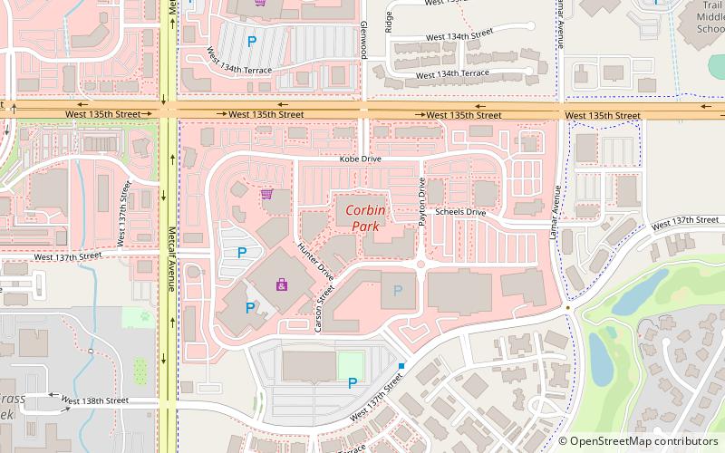Corbin Park location map