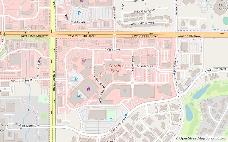 corbin park overland park location map