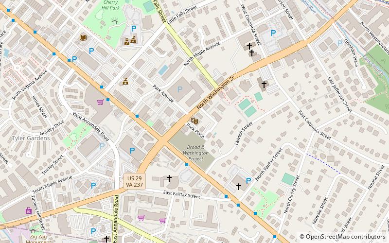 state theatre falls church location map