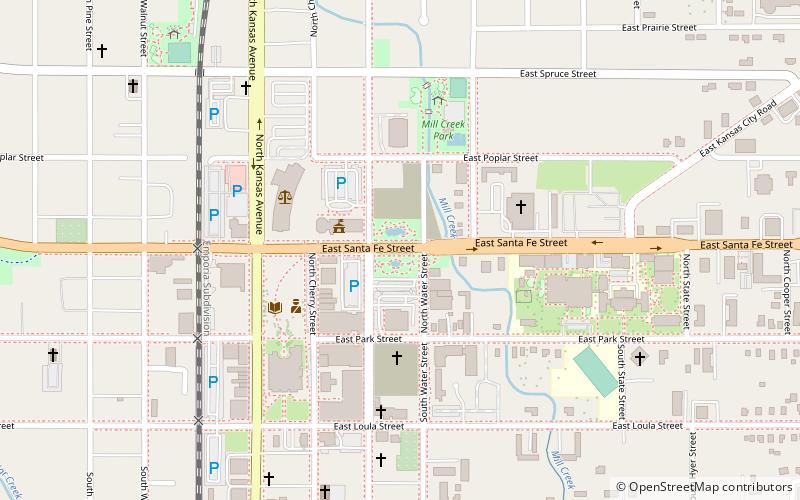 civic center park olathe location map