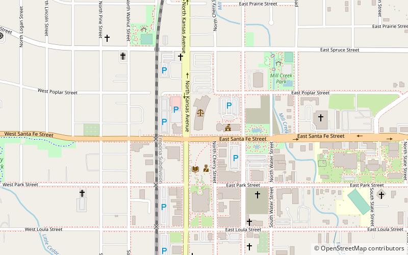 olathe city hall location map
