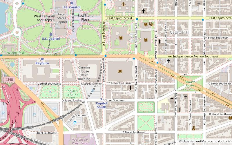 law library of congress washington location map