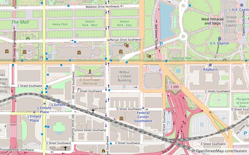 Mary E. Switzer Memorial Building location map