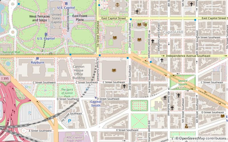 James Madison Memorial Building location map