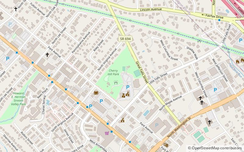 Cherry Hill Farmhouse location map