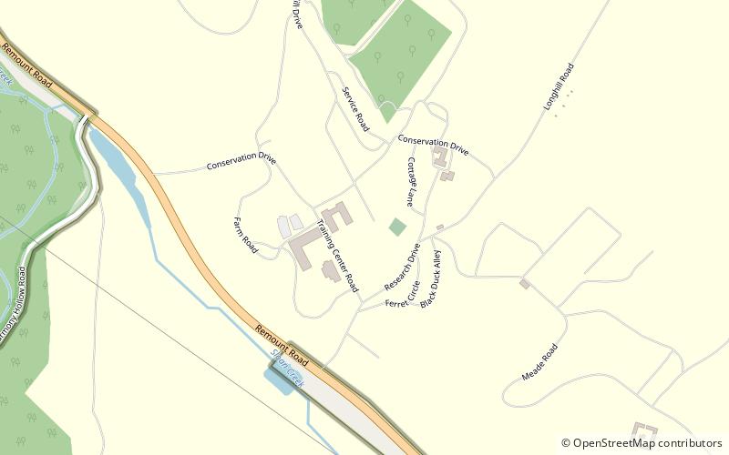 Smithsonian Conservation Biology Institute location map