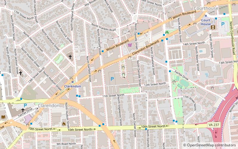 The Crossing Clarendon location map