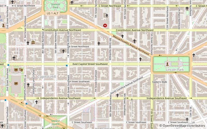 East Capitol Street location map