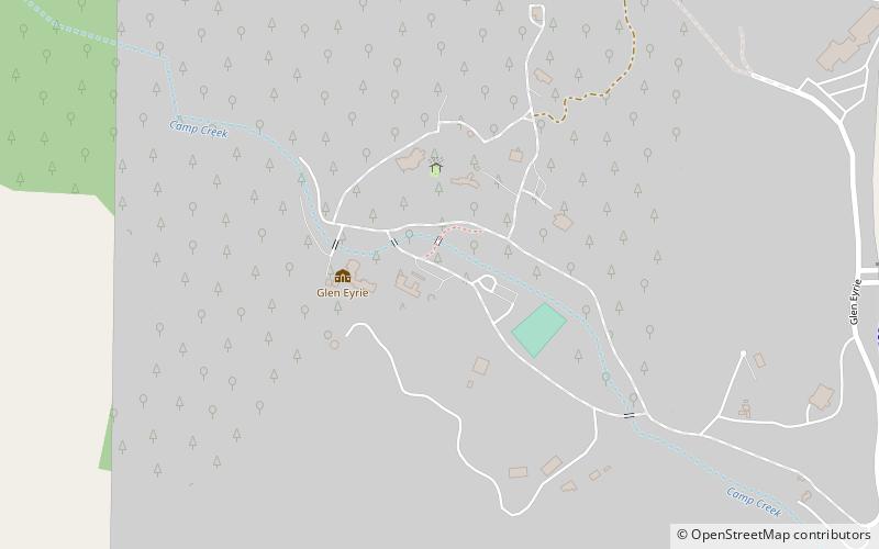 Glen Eyrie location map