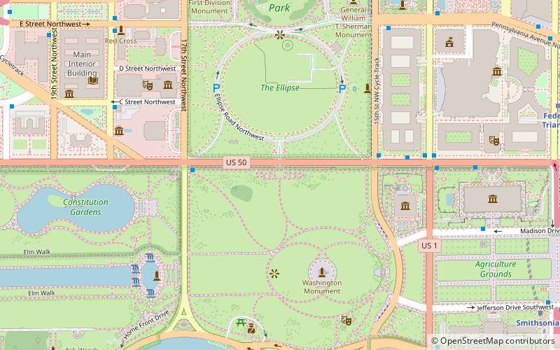 German-American Friendship Garden location map