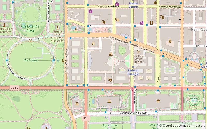 Woodrow Wilson International Center for Scholars location map
