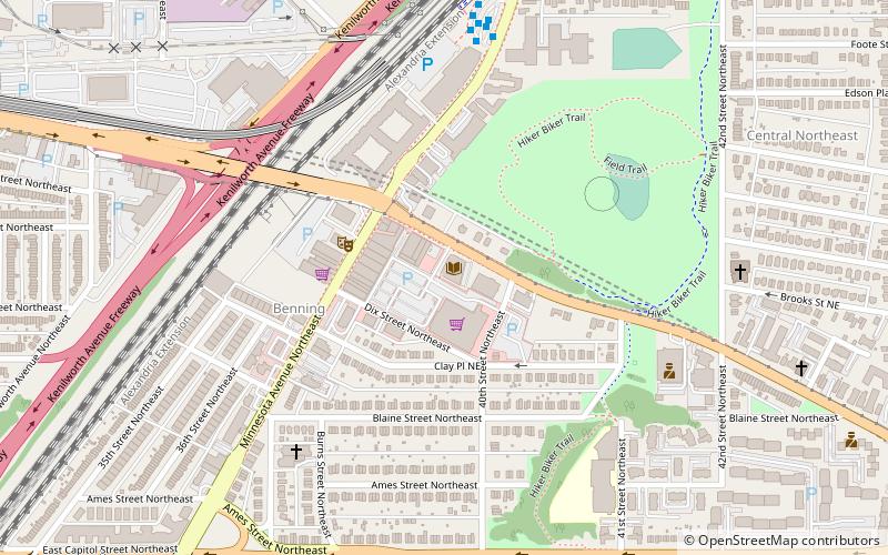 Benning / Dorothy I. Height Neighborhood Library location map