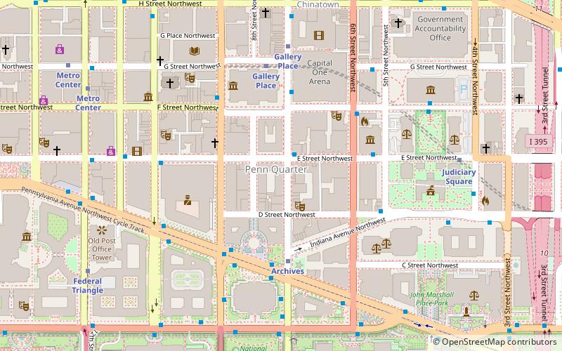 Harman Center for the Arts location map