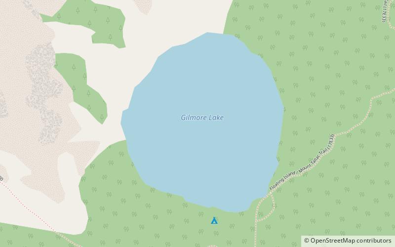 Gilmore Lake location map