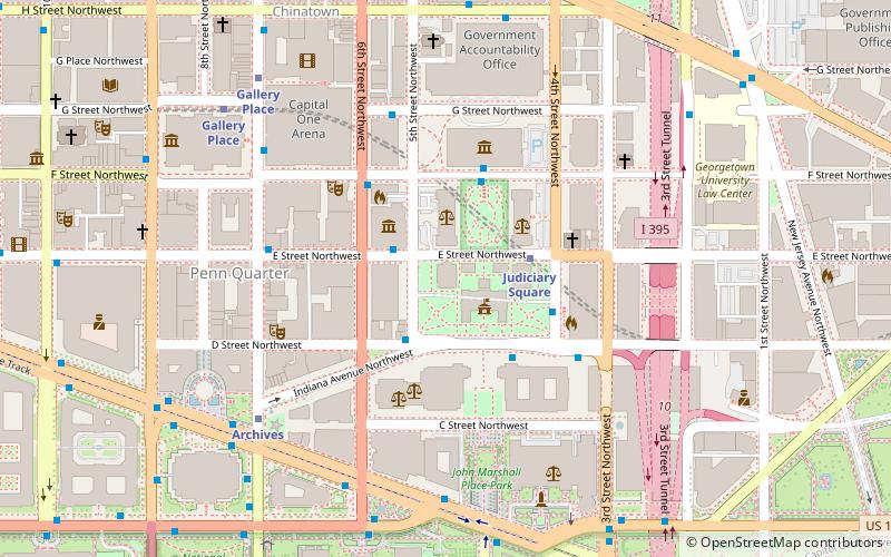 United States Court of Military Appeals location map