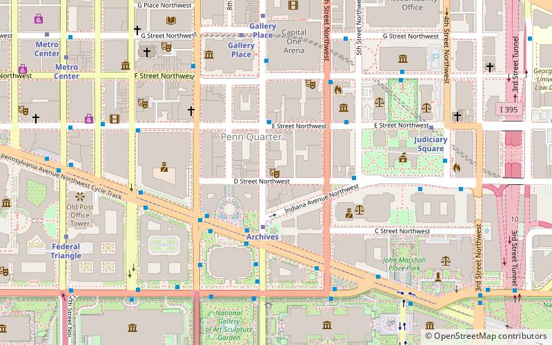 Woolly Mammoth Theatre Company location map