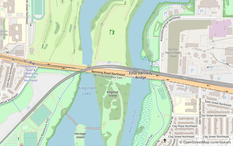 Ethel Kennedy Bridge location map