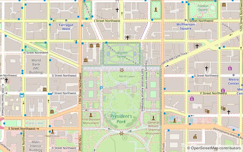 North Lawn location map